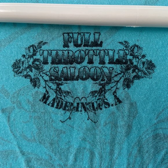 Full Throttle Saloon Sturgis Womans Shirt Size M - Picture 3 of 5